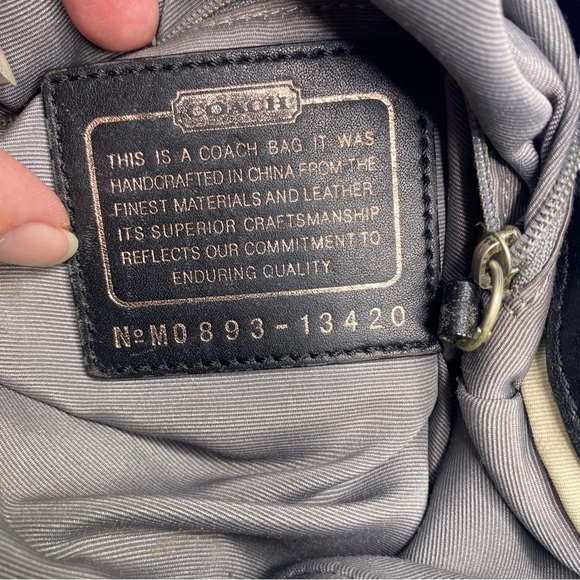 Coach Y2K Parker C Black Patterned Women's Shoulder Bag - Picture 4 of 8